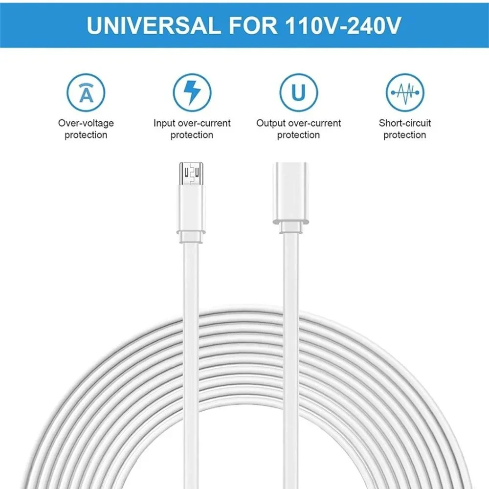 Micro USB Extension Cable 10FT Male to Female Extender Android Charger Camera